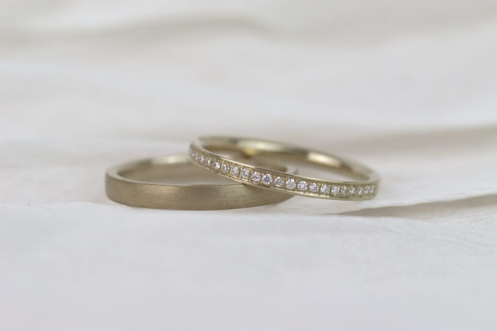 Eheringe Champagnergold